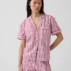 Camicia da pigiama in popeline