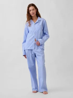 Camicia da pigiama in popeline