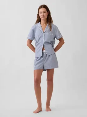 Camicia da pigiama in popeline