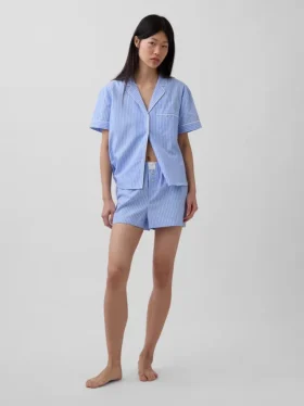 Camicia da pigiama in popeline