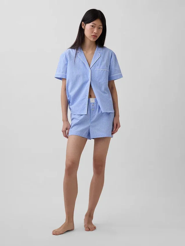 Camicia da pigiama in popeline