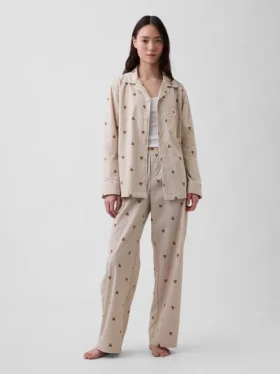 Camicia da pigiama in popeline