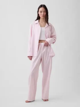 Camicia da pigiama in popeline