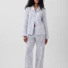 Camicia da pigiama in popeline