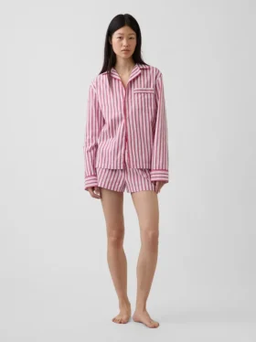 Camicia da pigiama in popeline