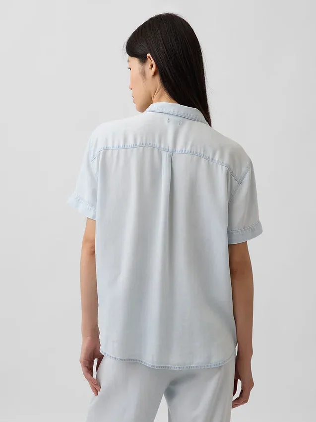 Camicia da pigiama in popeline