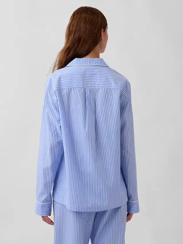 Camicia da pigiama in popeline