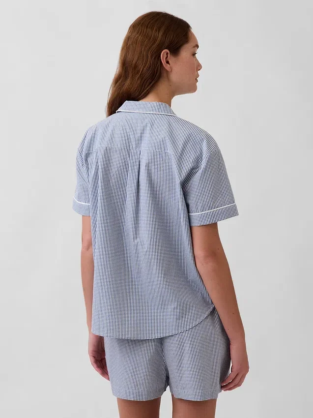 Camicia da pigiama in popeline