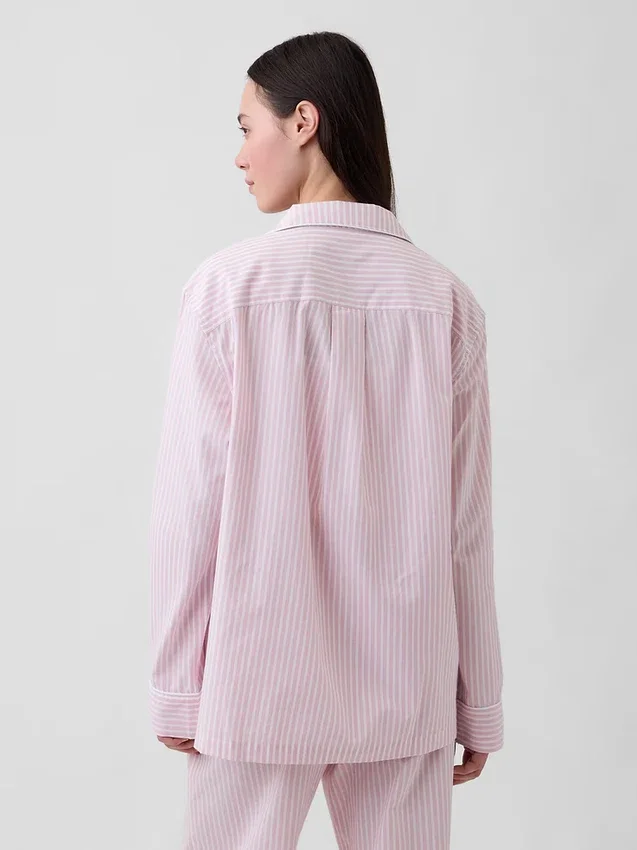 Camicia da pigiama in popeline