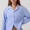 Camicia da pigiama in popeline