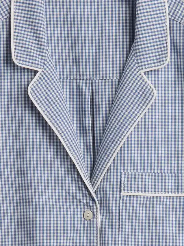 Camicia da pigiama in popeline