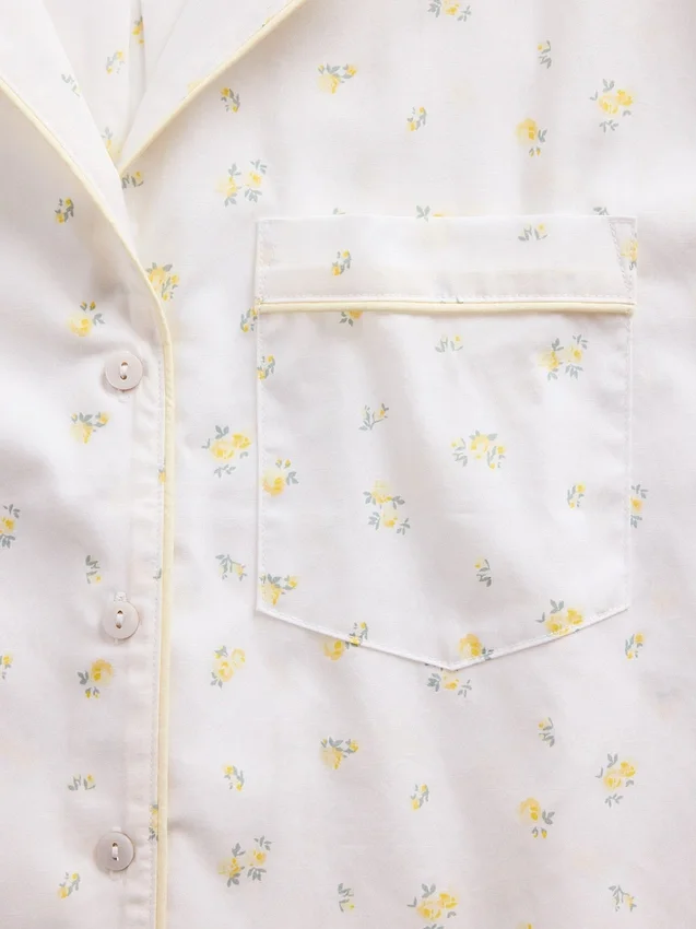 Camicia da pigiama in popeline