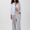 Camicia da pigiama in popeline