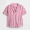 Camicia da pigiama in popeline
