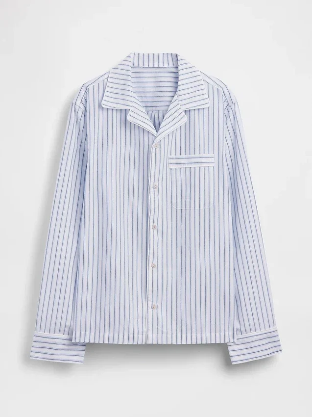Camicia da pigiama in popeline