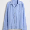 Camicia da pigiama in popeline