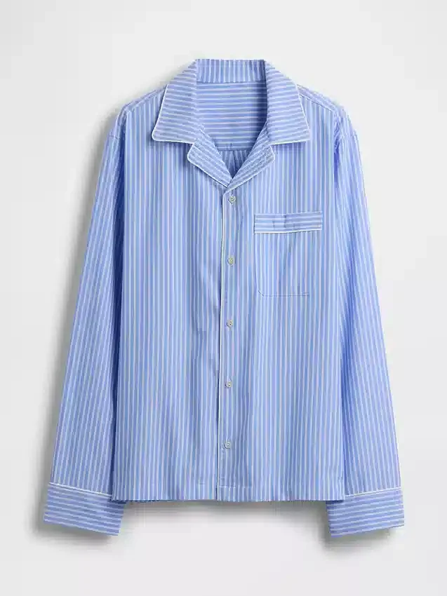 Camicia da pigiama in popeline