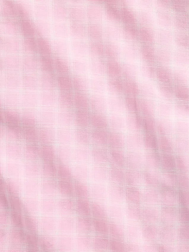 Camicia da pigiama oversize in garza stropicciata