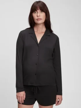 Camicia da pigiama premaman in modal