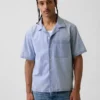 Camicia da resort in chambray