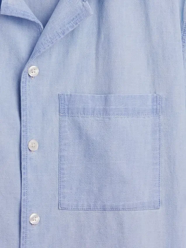 Camicia da resort in chambray