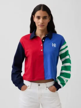 Camicia da rugby corta “Love” di Robert Indiana