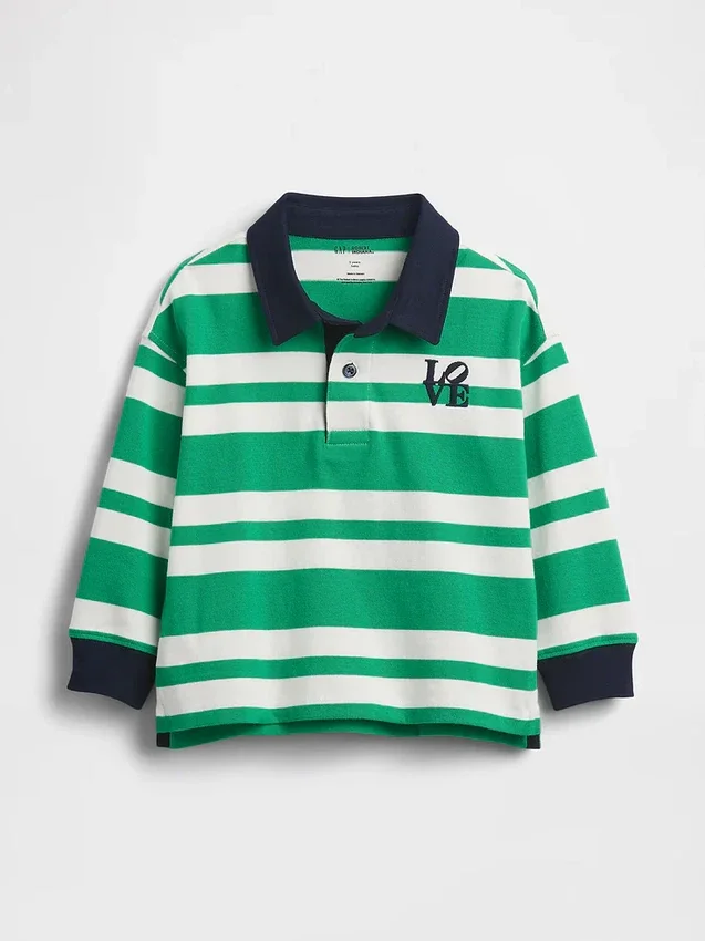 Camicia da rugby "Love" di Robert Indiana per bambini