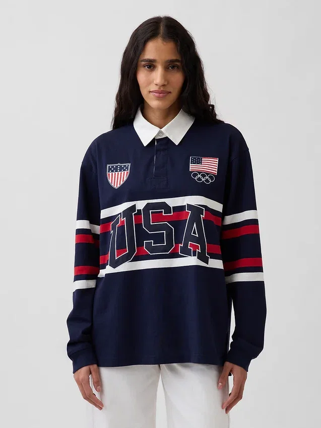 Camicia da rugby Team USA per adulti