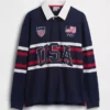 Camicia da rugby Team USA per adulti