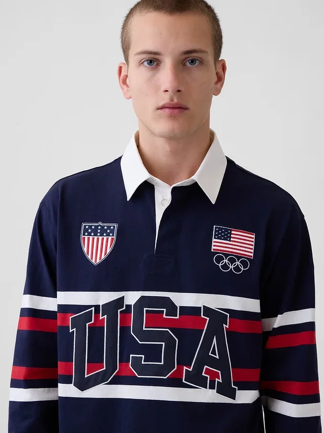 Camicia da rugby Team USA per adulti