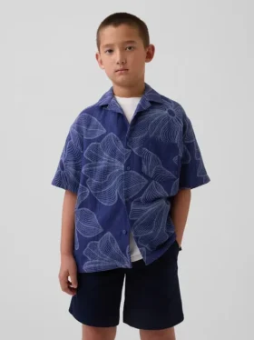 Camicia da vacanza dal taglio morbido per bambini