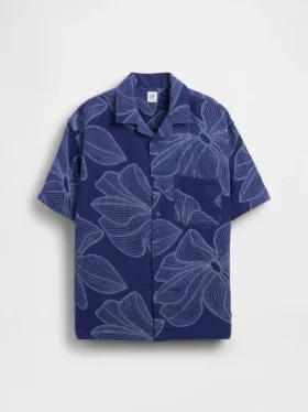 Camicia da vacanza dal taglio morbido per bambini