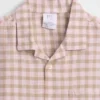 Camicia da vacanza in misto lino e cotone dal taglio morbido per bambini