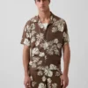 Camicia dal taglio comodo con colletto camp