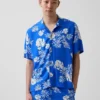 Camicia dal taglio comodo con colletto camp