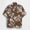 Camicia dal taglio comodo con colletto camp