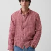 Camicia dal taglio morbido in 100% lino