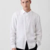 Camicia dal taglio morbido in 100% lino