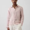 Camicia dal taglio morbido in 100% lino