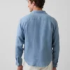 Camicia dal taglio morbido in 100% lino