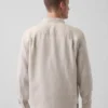 Camicia dal taglio morbido in 100% lino