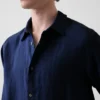 Camicia dal taglio morbido in 100% lino