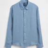 Camicia dal taglio morbido in 100% lino