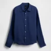 Camicia dal taglio morbido in 100% lino