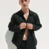 Camicia dal taglio morbido in 100% lino
