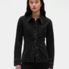 Camicia in denim con cuciture stringenti