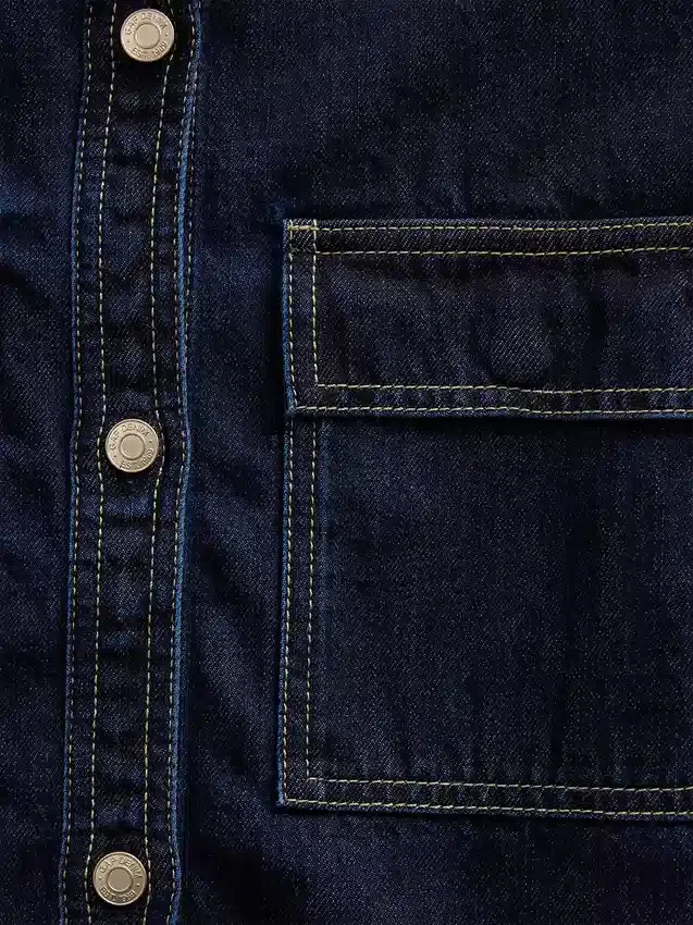 Camicia in denim con maniche a palloncino GAP × Hfr di Latoucha