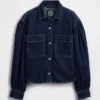 Camicia in denim con maniche a palloncino GAP × Hfr di Latoucha