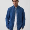 Camicia in denim con tasche
