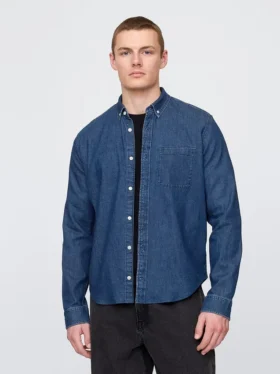 Camicia in denim con tasche